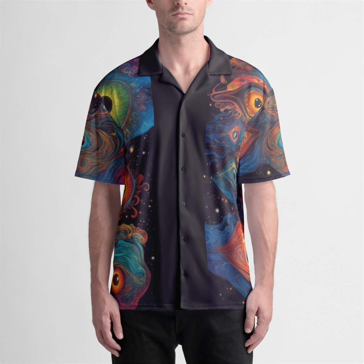 Sky Eye Button Up