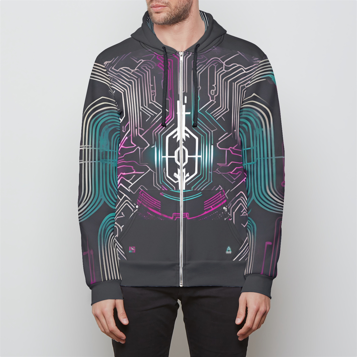 Flamingo Zip Up