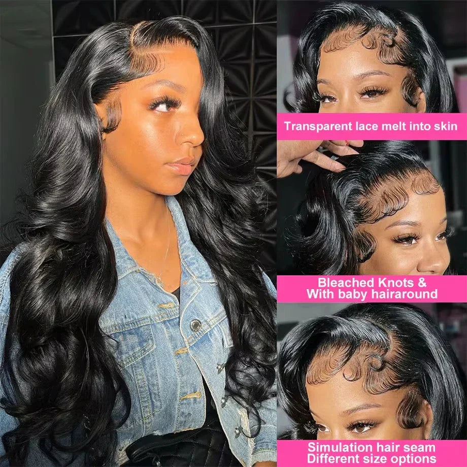 Body Wave Lace Front Human Hair Wigs
